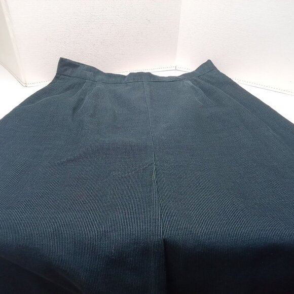 Vintage '70s 2-pc Set Suit Corduroy Blazer Belted + Skirt Kick Pleat S/M(6-8) - Picture 8 of 10